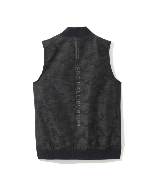 ZERO HALLIBURTON クールドッツカモフラベスト 82841 W4S8b レディースゴルフ ブラック