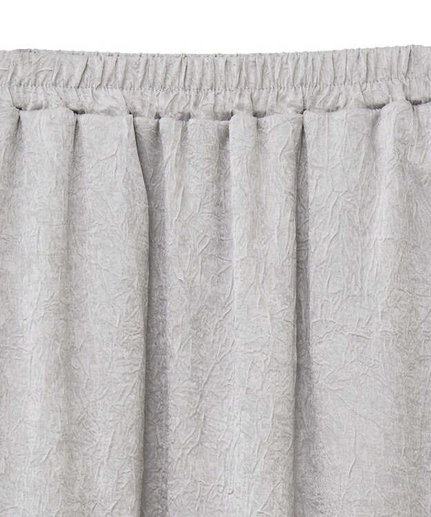 CRAFT STANDARD BOUTIQUE 光沢ワッシャースカート Gray