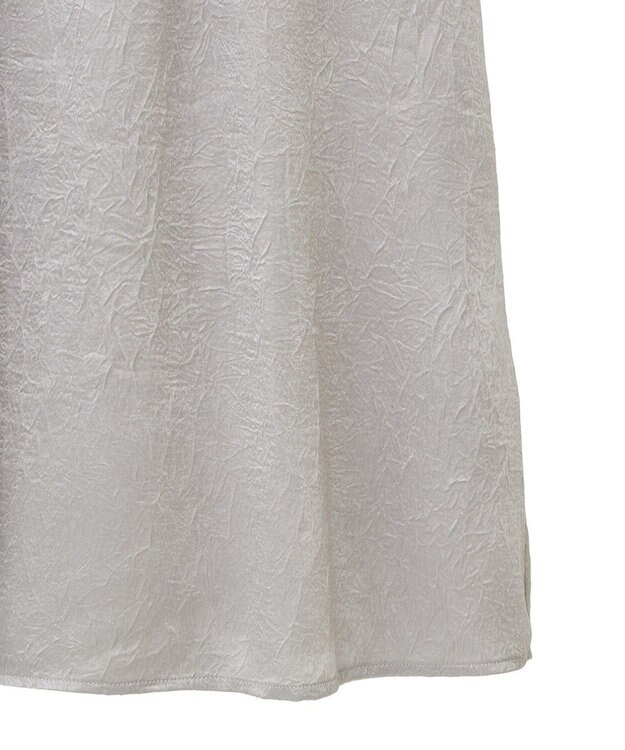 CRAFT STANDARD BOUTIQUE 光沢ワッシャースカート Gray