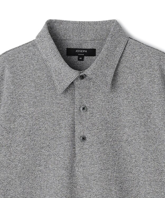 JOSEPH HOMME 【WEB・一部店舗限定 】 シェードウィーブ　ポロシャツ ライトグレー系