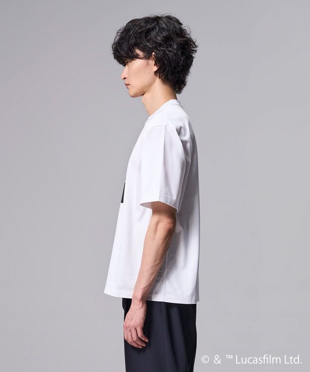 JOSEPH HOMME 【WEB限定】【スター・ウォーズ 】 JOSEPH HOMME スター・ウォーズ / リラックスフォルム クルーネックプリントTシャツ ホワイト系2