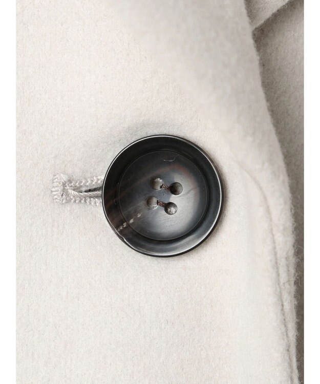 AMERICAN HOLIC 中空ＦＩＢＥＲコクーンミディコート Light Gray