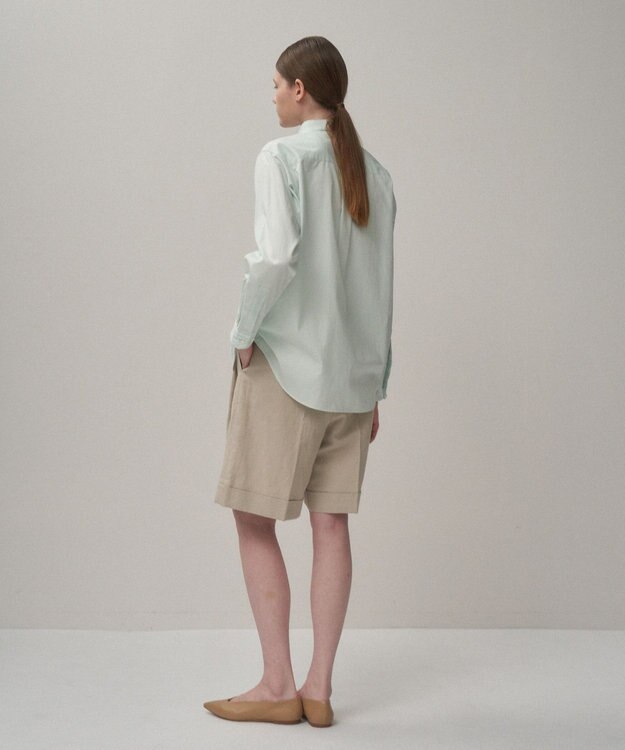 ATON WASHER OXFORD | スタンダードシャツ GREEN