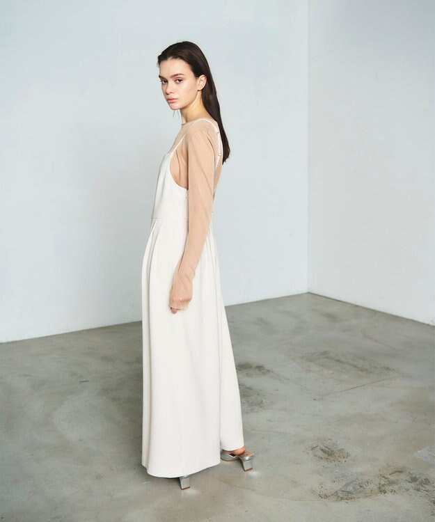 GRACE CONTINENTAL トリアセタックサロペット キナリ