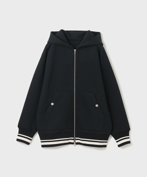 GRACE CONTINENTAL ダンボールニットフーディー ブラック