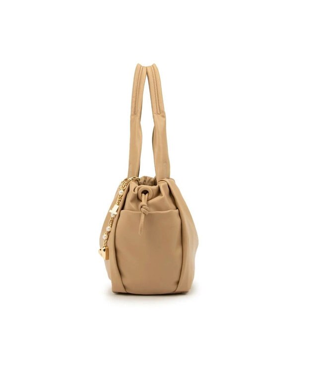 LANVIN en Bleu スフレ ハンドバッグ カフェオレ