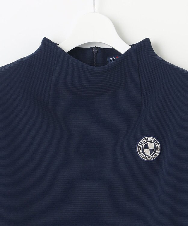 23区GOLF 【WOMEN】【UVケア】ボトルネックシャツ ネイビー系