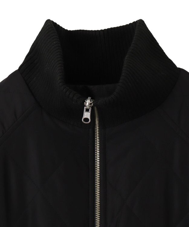 WEGO ヴィンテージライクFレザーRVブルゾン ブラック