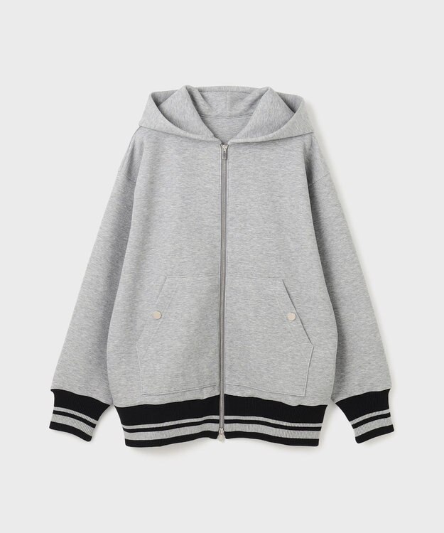 GRACE CONTINENTAL ダンボールニットフーディー グレー