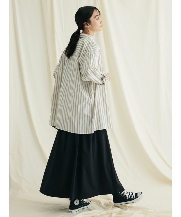 CRAFT STANDARD BOUTIQUE レギュラーカラーシャツ Stripe Ivory