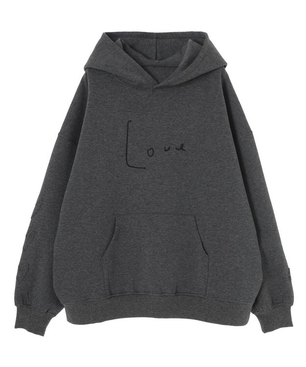 Green Parks ■高橋愛×ＧｒｅｅｎＰａｒｋｓロゴパーカー Dark Gray