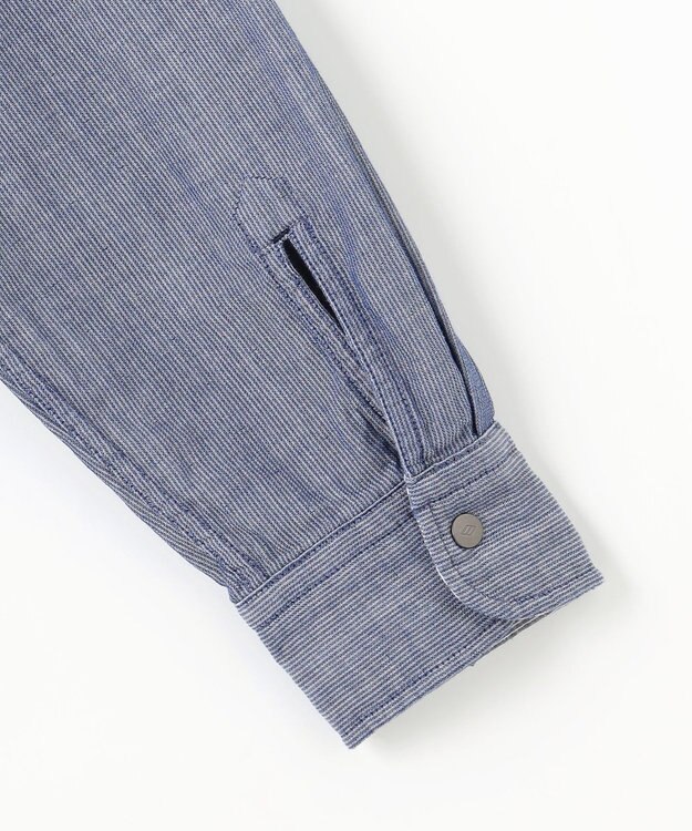 JOSEPH ABBOUD 【25SS・2WAY】リバーシブルシャツ サックスブルー系