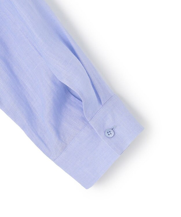 BEIGE， HALITE / リネンシアー オーバーサイズシャツ Sax