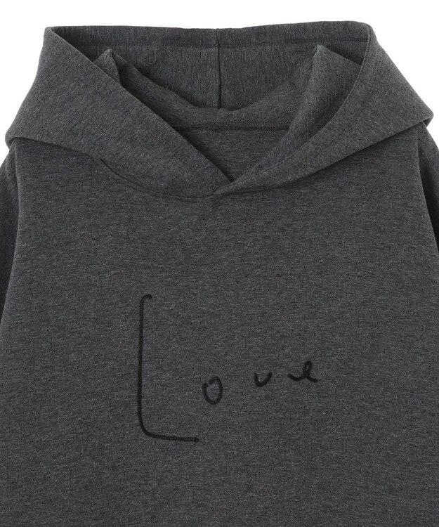 Green Parks ■高橋愛×ＧｒｅｅｎＰａｒｋｓロゴパーカー Dark Gray