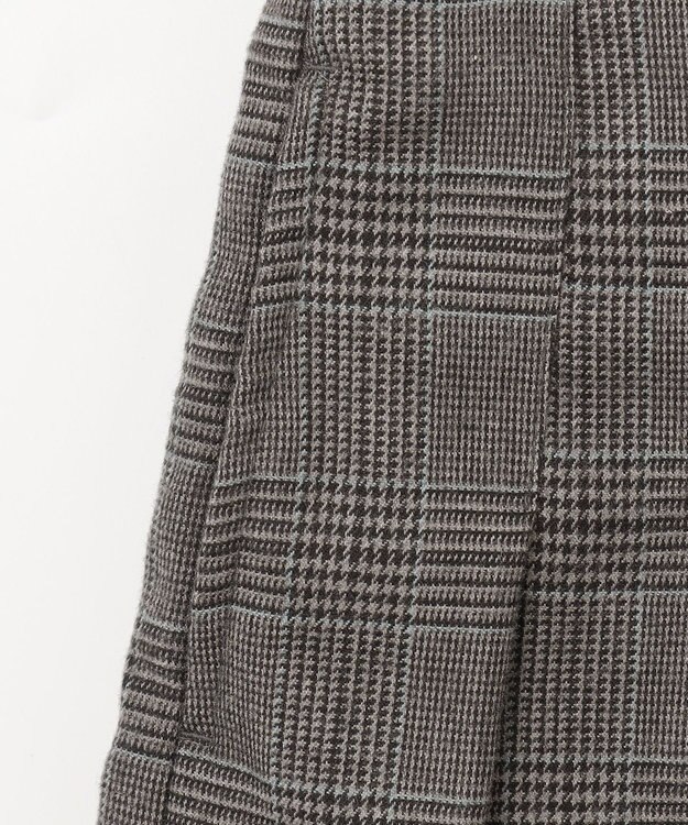 ANY KIDS チェック柄 プリーツ キュロット グレンチェック