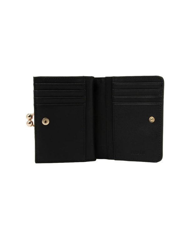 ANNA SUI ララ 口金二つ折り財布 クロ