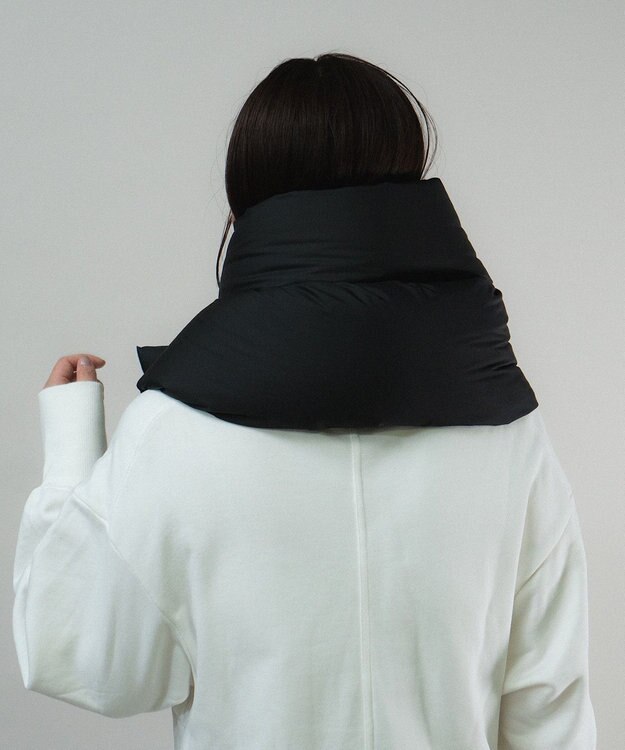 KWD 【日本製】DOWN SCARF グリーンダウン ダウンスカーフ ブラック