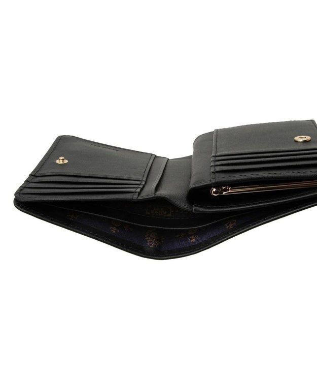 ANNA SUI ララ 口金二つ折り財布 クロ