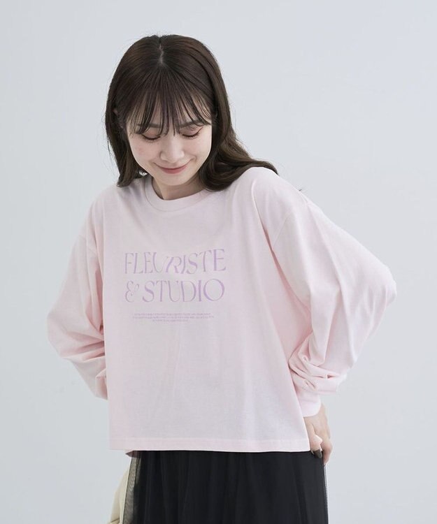 Green Parks アソート長袖ロゴロンＴＥＥ Pink