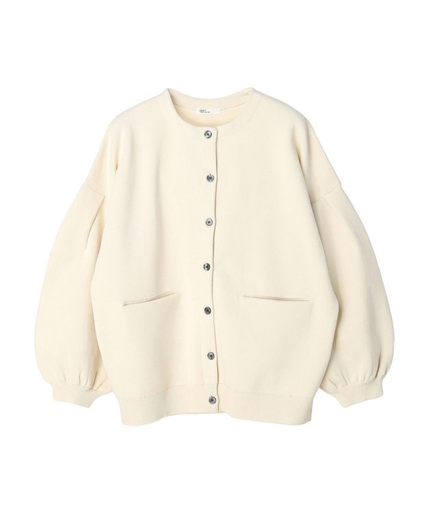CRAFT STANDARD BOUTIQUE リサイクルポリエステルニットカーディガン Ivory