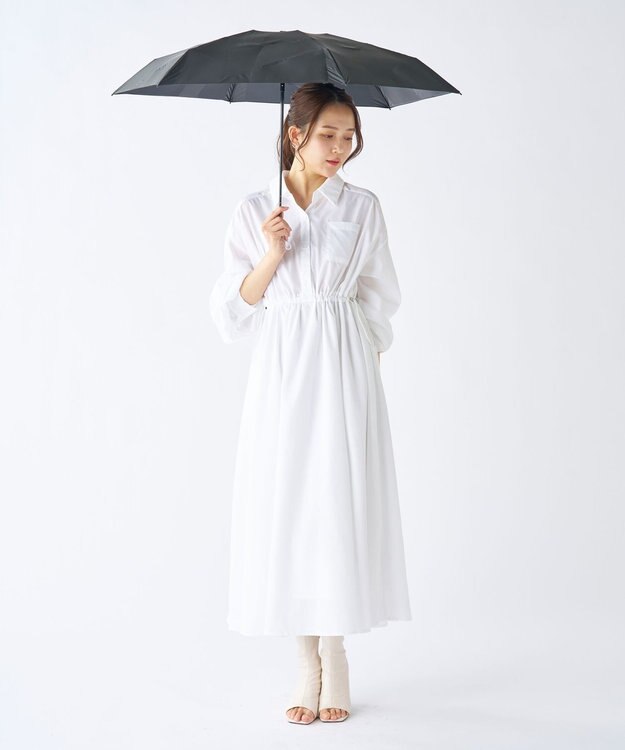 MOONBAT 【遮光100％】晴雨兼用 折りたたみ傘 コンパクト kowaza コワザ ブラック