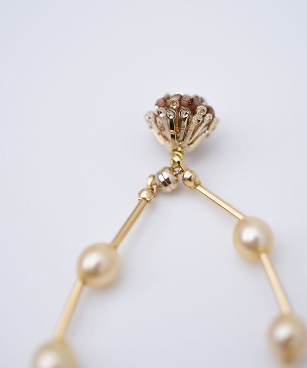 monshiro スカビオサ ネックレス ホワイト