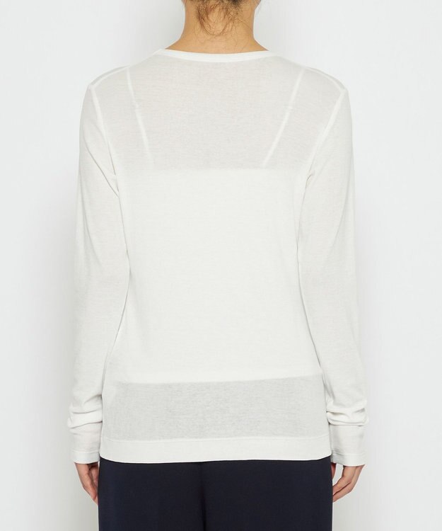 uncrave シアー クルーネック カットソー ホワイト