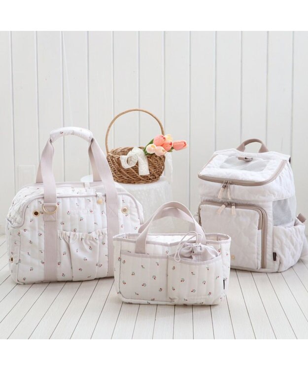 PET PARADISE ペットパラダイス あごのせキャリーバッグ 《チューリップ柄》 超小型犬 約1.5～4kg チューリップ柄