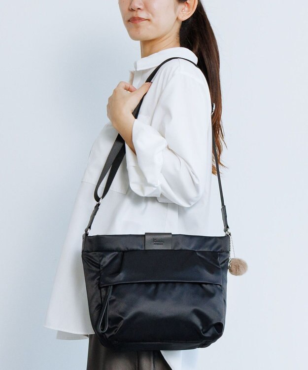 ACE BAGS & LUGGAGE Kanana project PJ16-2nd ショルダーバッグ  横型 軽量 20142 カナナ プロジェクト ブラック