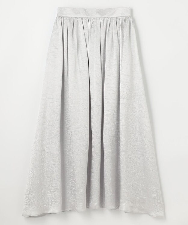 NAVE 【Nave・otona MUSE別注/速乾/UVケア/洗える】シャイニーフレアスカート シルバー系