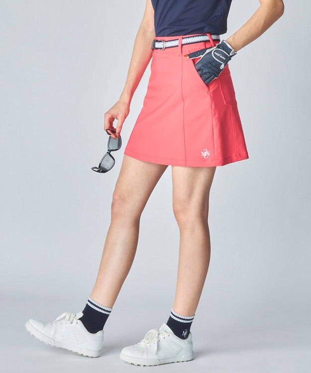 FILA GOLF／marie claire 【marie claire SPORT】ベーシックスカート レッド