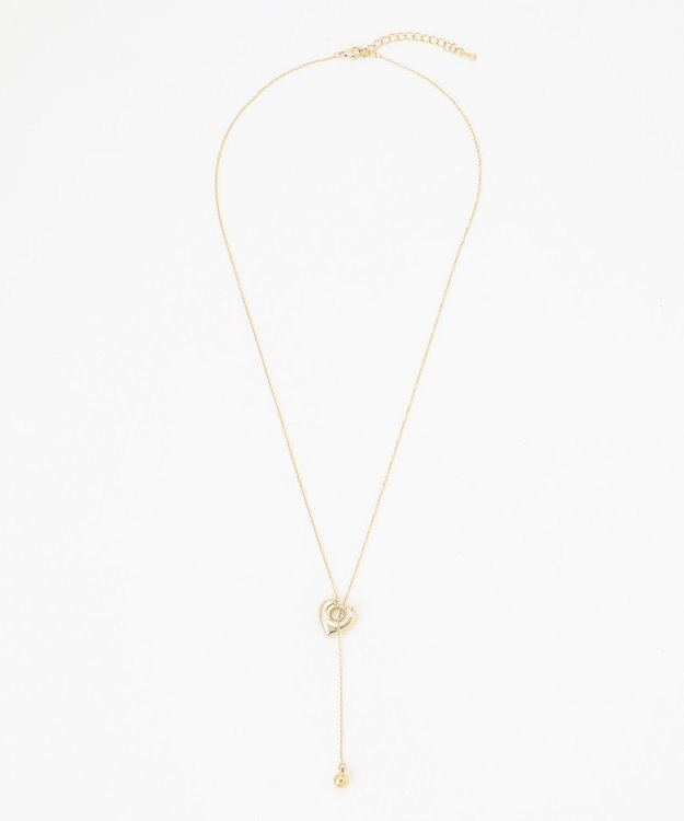 ANY 【WEB限定】ハートネックレス ライトゴールド