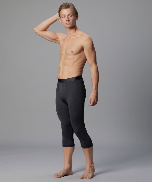 WACOAL MEN ボクサーパンツ さるまた ひざ下丈 吸汗性(本体) 通気性(本体) 抗菌防臭性(本体) 前開き 下着 ボトムス メンズ GT6236 /ブロス バイ ワコールメン ダークブラウン