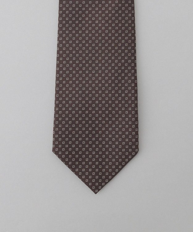 GOTAIRIKU GOTAIRIKU別注【日本製】シルク ネクタイ_小紋柄 ダークブラウン系8