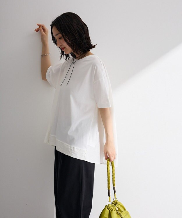 Green Parks バックタックドッキングプルオーバー Off White
