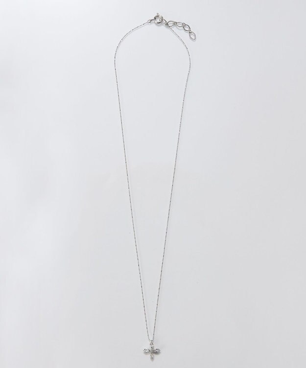 Phoebe 【金属アレルギー対応】フォーペタルズビジューネックレス/ニッケルフリー シルバー シルバー