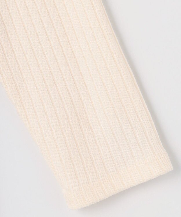 組曲 KIDS 【110-140㎝】バイカラーニットソー ワンピース ライトグレー系