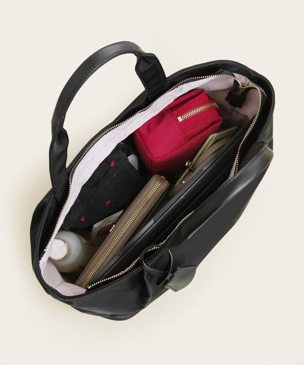 TOCCA 【撥水・A4サイズ対応】BLOOMING BUD NYLONBAG ナイロンバッグ ブラック系