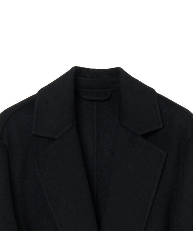JOSEPH 【FOUNDATIONS】ダブルフェイスカシミヤ　ラップコート Black
