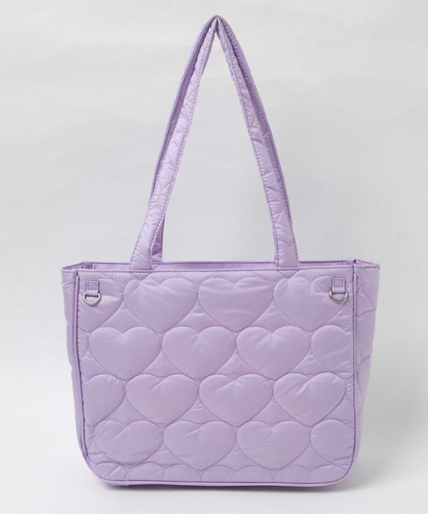 WEGO 【痛バ＆推し活グッズ】ときめきキルティング痛バッグS ライトパープル