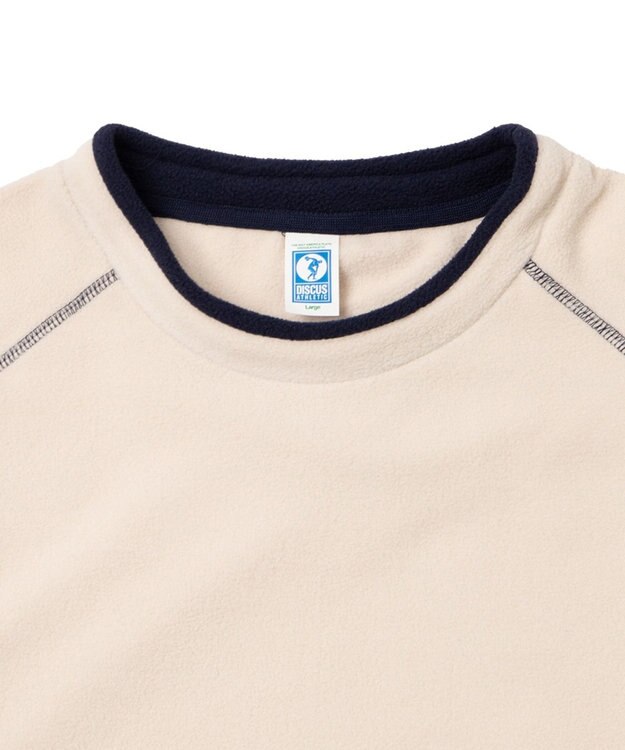 WEGO DISCUSフリースラグランPO ホワイトアイボリー