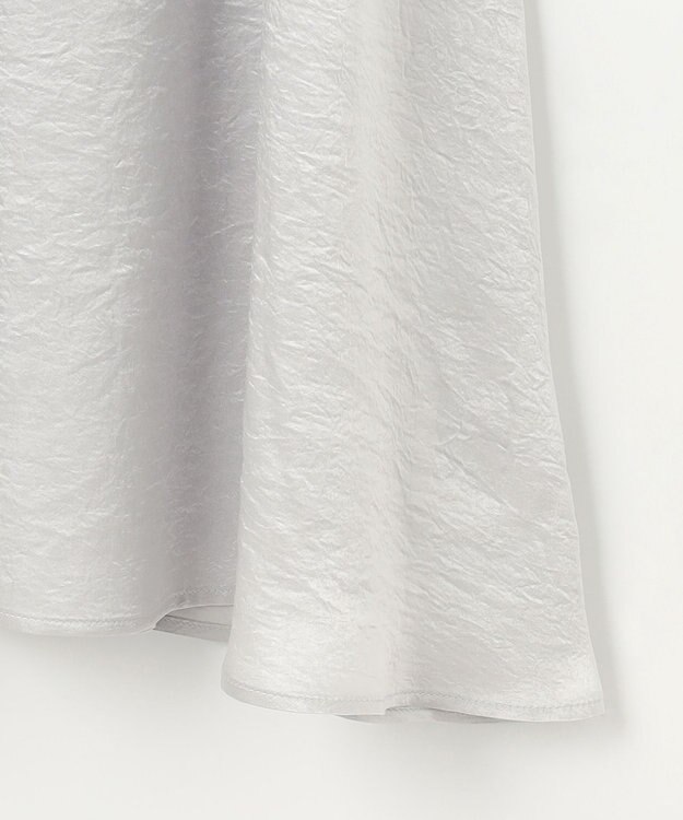 NAVE 【Nave・otona MUSE別注/速乾/UVケア/洗える】シャイニーフレアスカート シルバー系