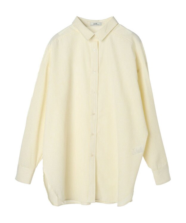 earth music&ecology サッカーレギュラーシャツ Yellow