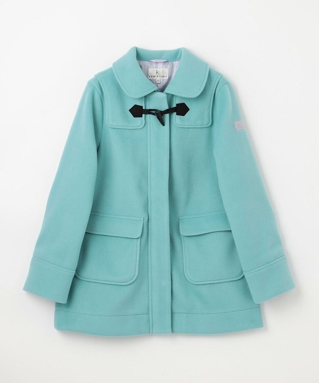 組曲 KIDS 【150-170㎝】ダッフルコート ターコイズ系