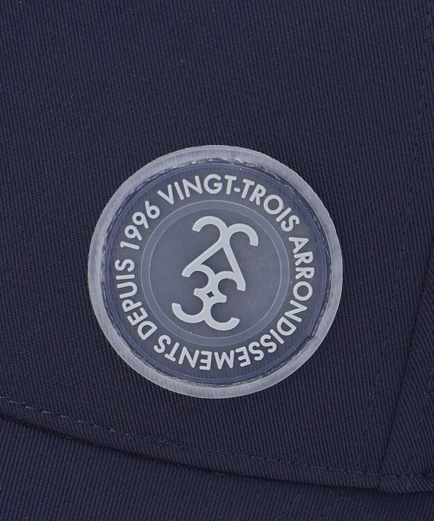 23区GOLF 【WOMEN】取り外し可能なリボンで印象をチェンジ！アタッチリボンキャップ ネイビー系