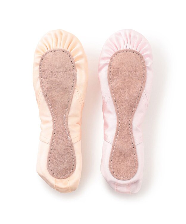 Chacott サテンバレエシューズ（リボン付）【16.0~21.5cm】 ヨーロピアンピンク