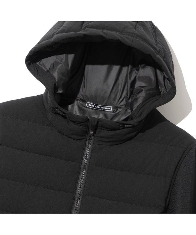 ZERO HALLIBURTON ハイブリット中綿ブルゾン ZHG-W4A 4a 82875 ゴルフウェア ブラック
