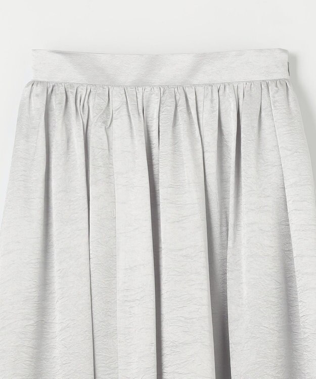 NAVE 【Nave・otona MUSE別注/速乾/UVケア/洗える】シャイニーフレアスカート シルバー系