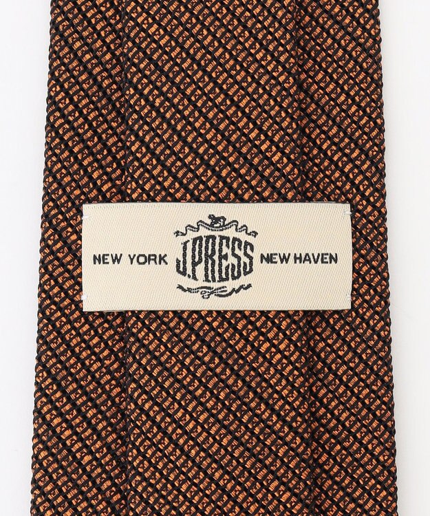 J.PRESS MEN 【KUSKA×J.PRESS ALL HANDMADE GRENADINE COLLECTION】ジャガード ネクタイ オレンジ系
