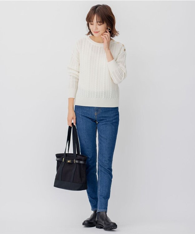 23区 【CLASSY.1月号掲載】23区DENIM スキニー パンツ ミッドブルー系